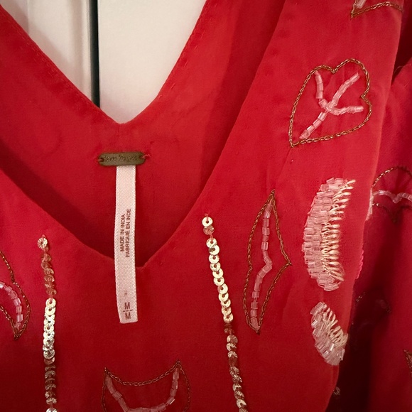 Free People Beaded Shift Dress - Picture 4 of 4